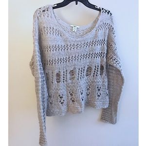 Bar III Gray Knit Sweater